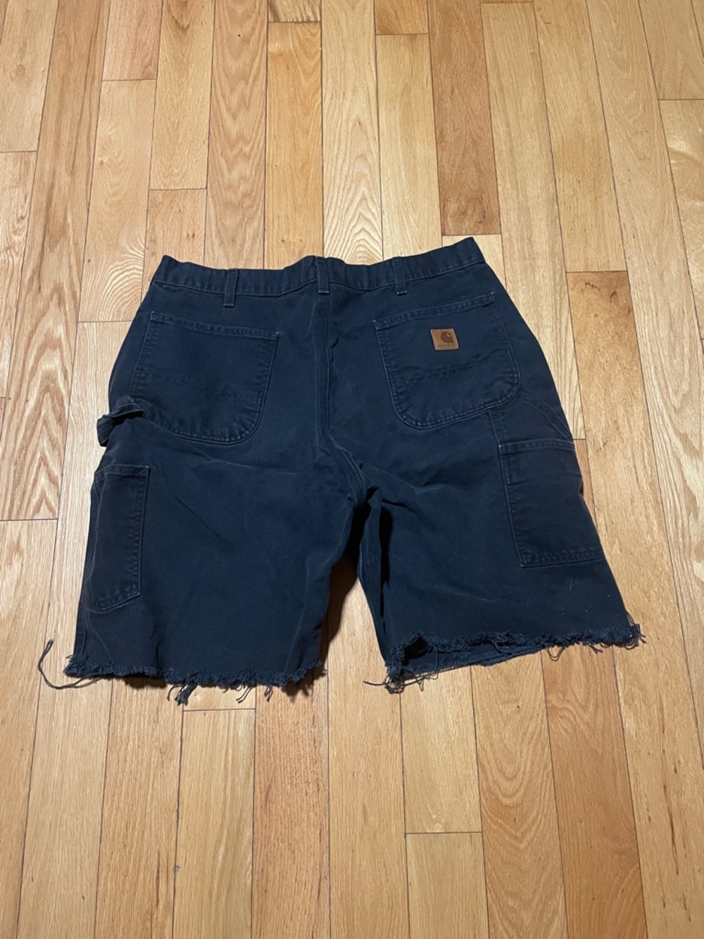 Carhartt Men's Black Cargo Work Shorts with Utility Pockets